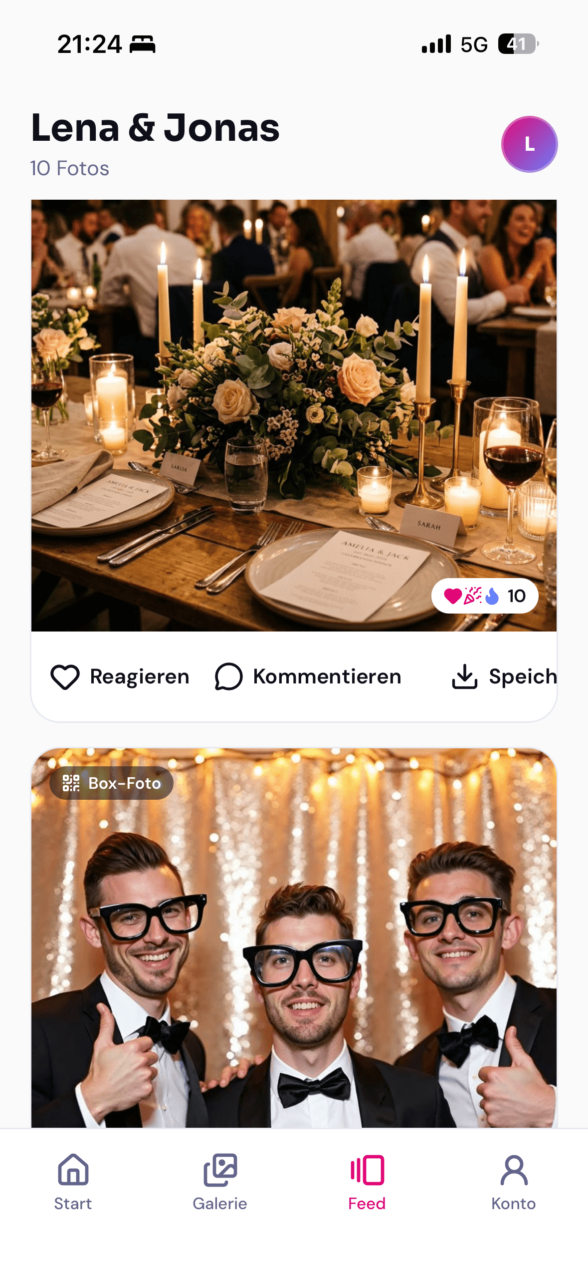 Live galerij & fotofeed