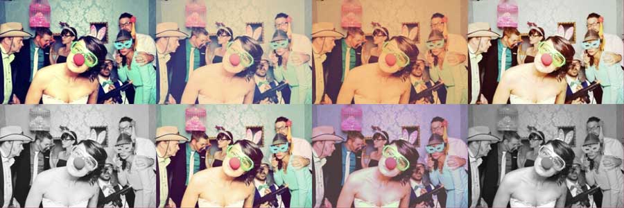 Photobooth met Instagram-achtige filters - 8 verschillende looks