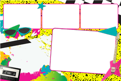 Photoboothprinttemplate 80sParty – categorie Party