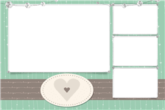 Photoboothprinttemplate Diamond Love – categorie Huwelijk