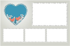 Photoboothprinttemplate Lace Floral – categorie Huwelijk