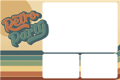 Photoboothprinttemplate Retro – categorie Party