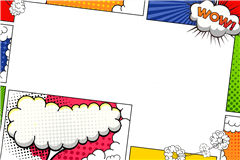 Photobooth printtemplate heroes - categorie Sonstiges