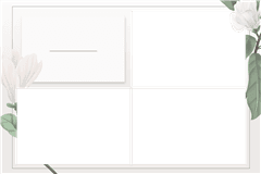 Photobooth printtemplate magnolia - categorie Sonstiges